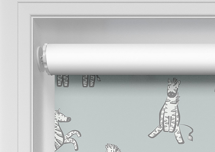 Zebra, Sea Green - Twist&Fit Roller Blind - Image 10